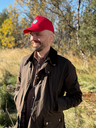 Rauð Loftleiðahúfa