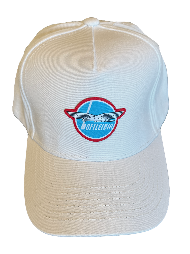 Hvít Loftleiðahúfa