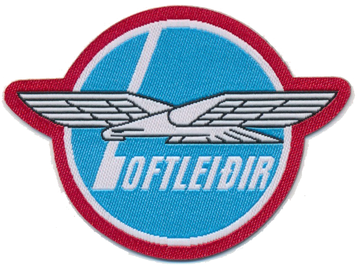 Töskulímmiði Loftleiðir, 3 stk.