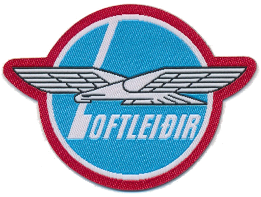 Töskulímmiði Loftleiðir, 3 stk.